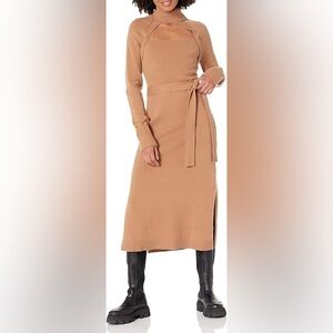 NWOT PAIGE Cherise Long Sleeve Midi Dress - M